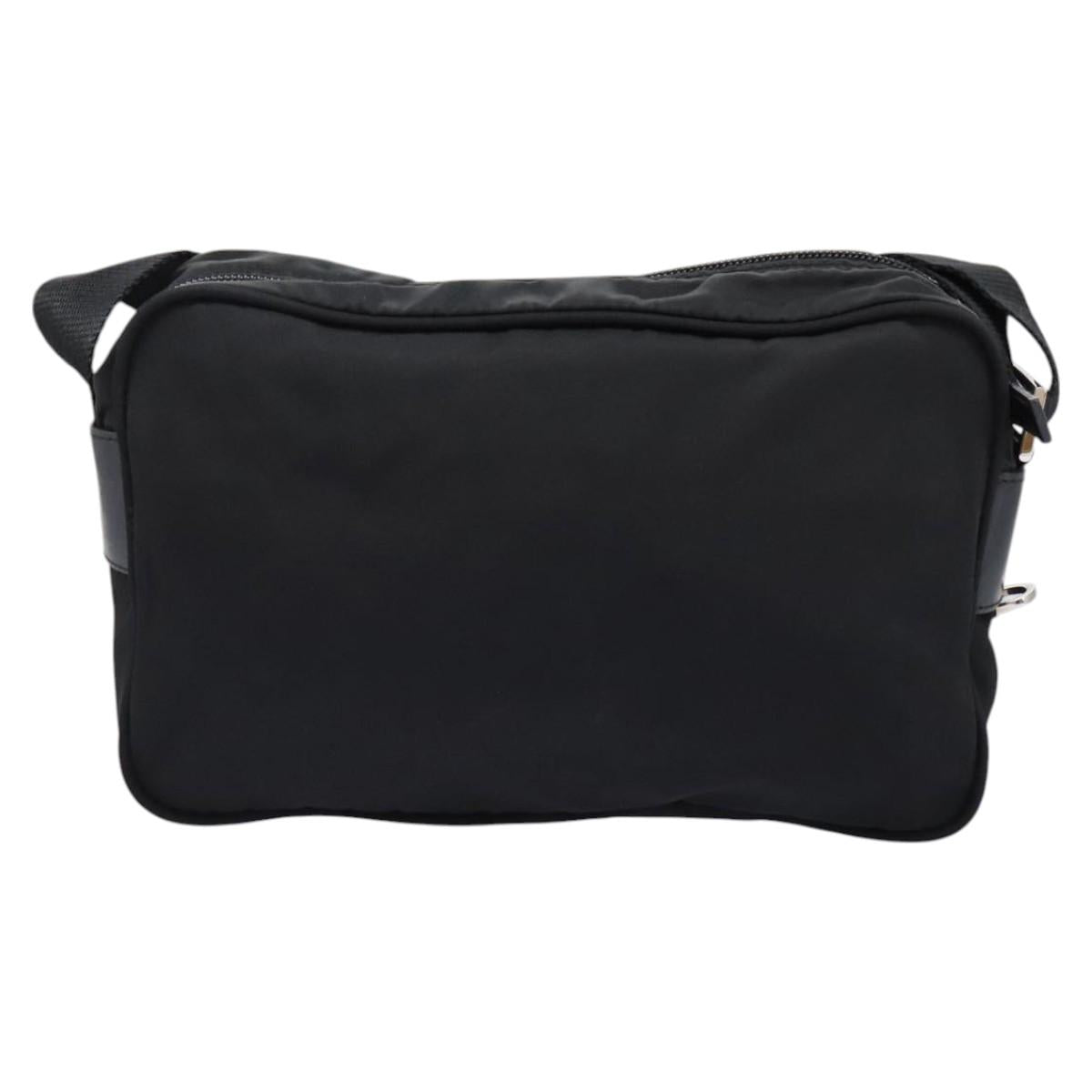 PRADA Shoulder Bag Nylon Black  113953