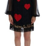 Dolce & Gabbana  San Valentino Embroidered Lace Mini Dress