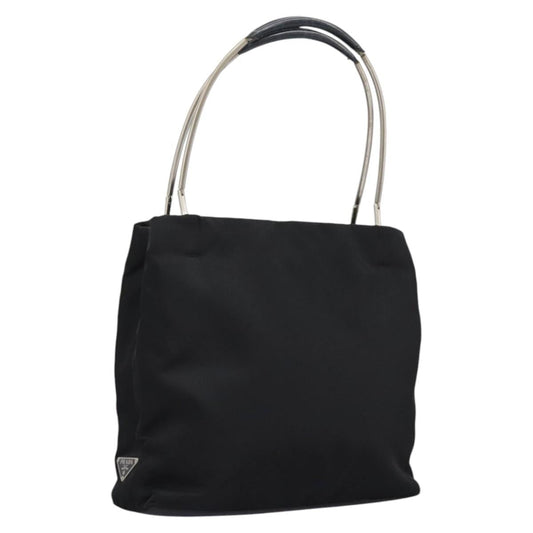 PRADA Tote Bag Nylon Black  114347