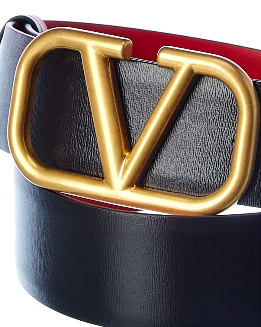 Valentino Vlogo 40Mm Reversible Leather Belt