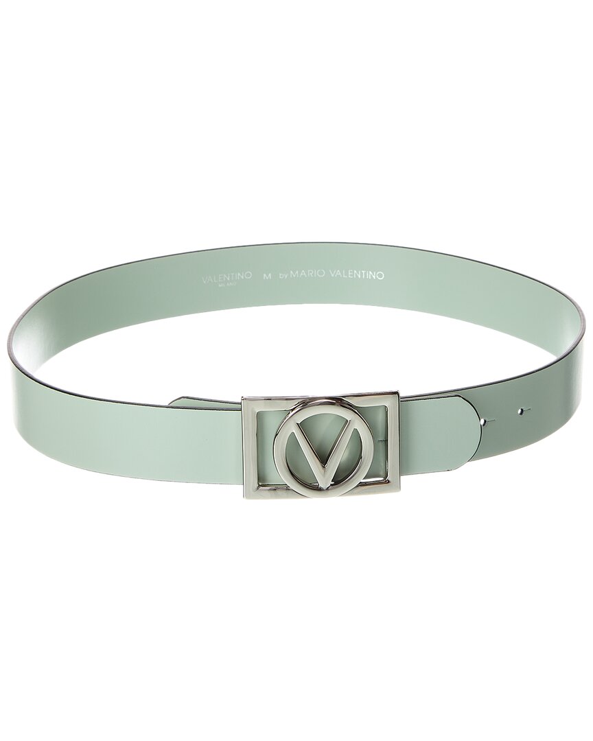 Valentino By Mario Valentino Dolly Leather Belt Green