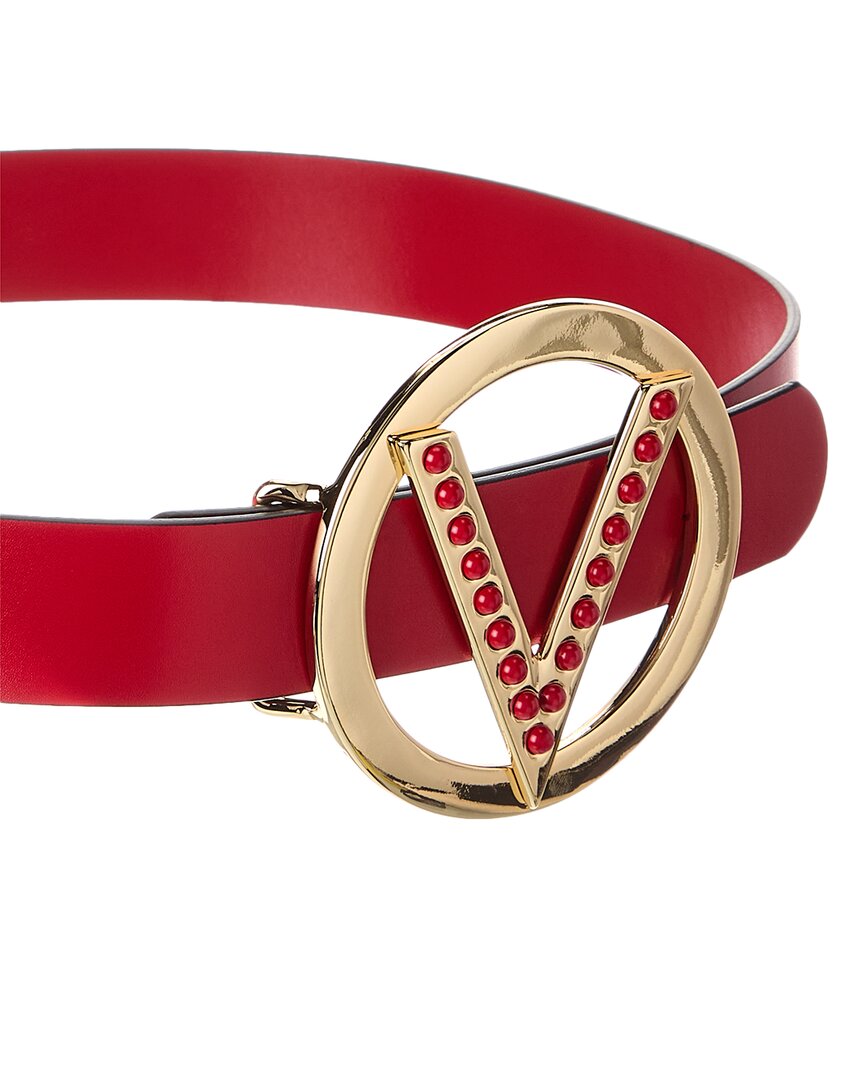 Valentino By Mario Valentino Giusy Forever Leather Belt