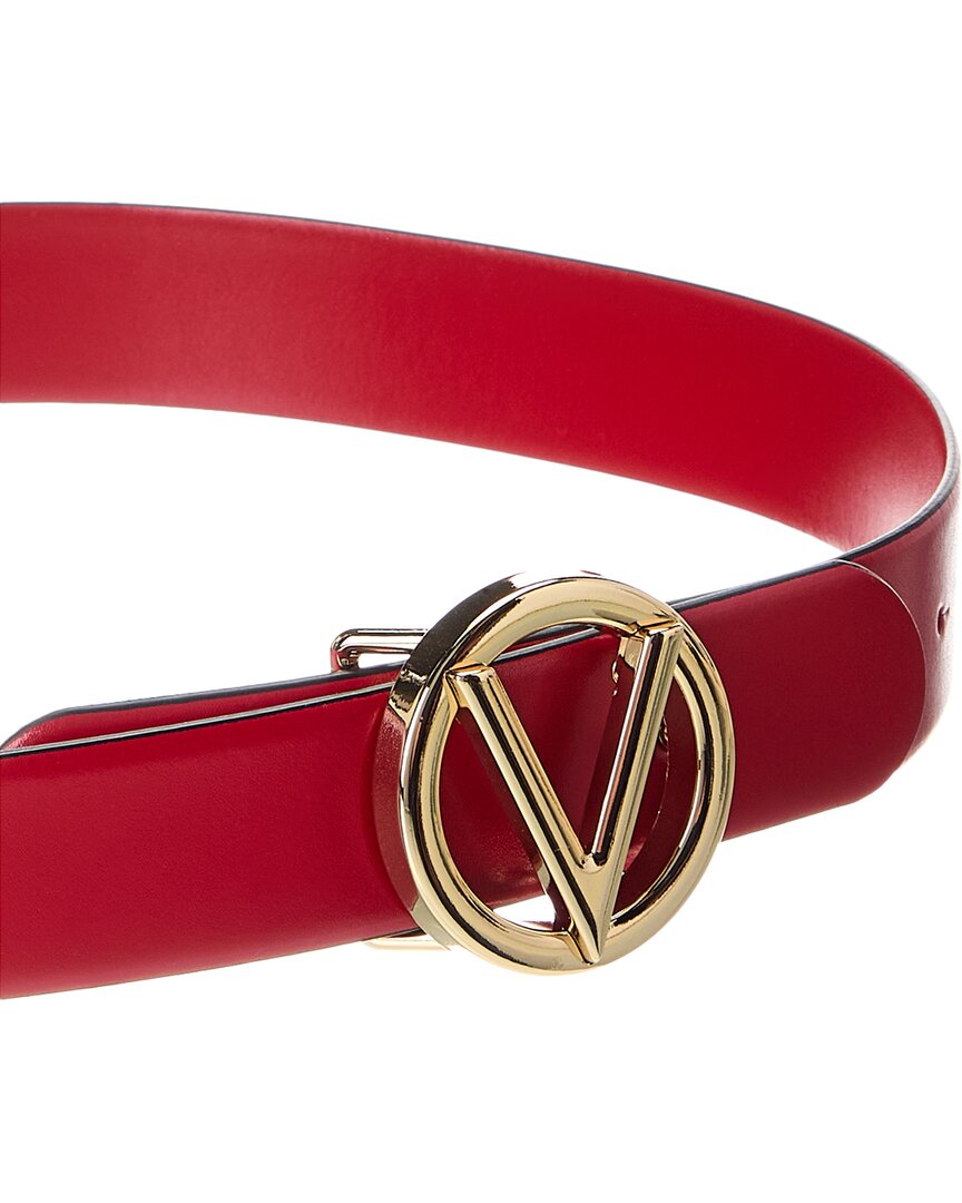 Valentino By Mario Valentino Giusy Bombe Leather Belt