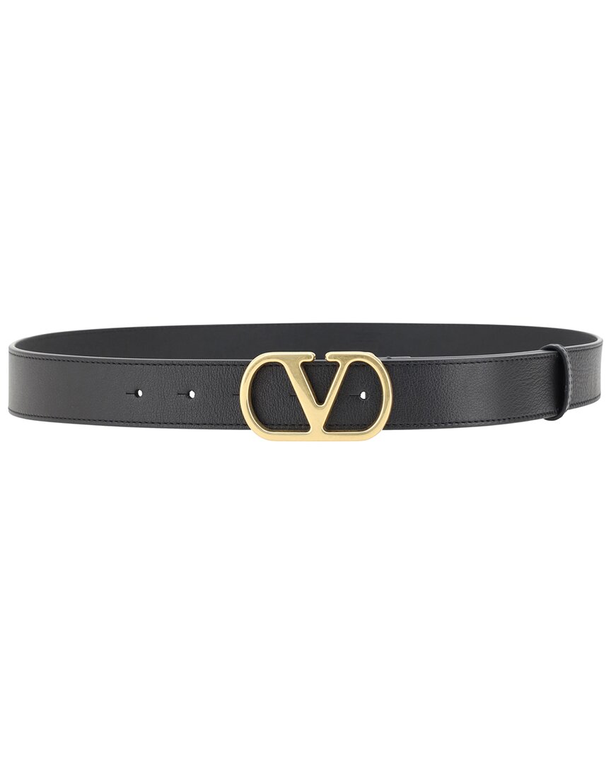 Valentino Vlogo Signature Leather Belt Multi