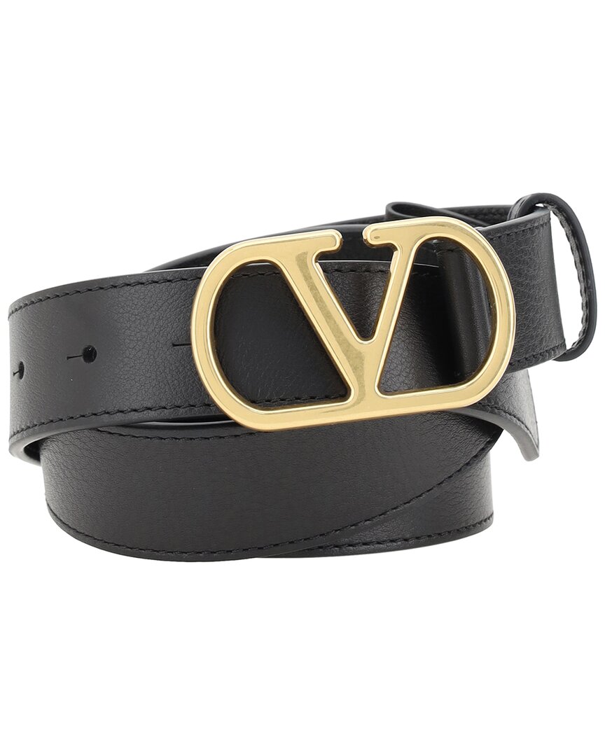 Valentino Vlogo Signature Leather Belt