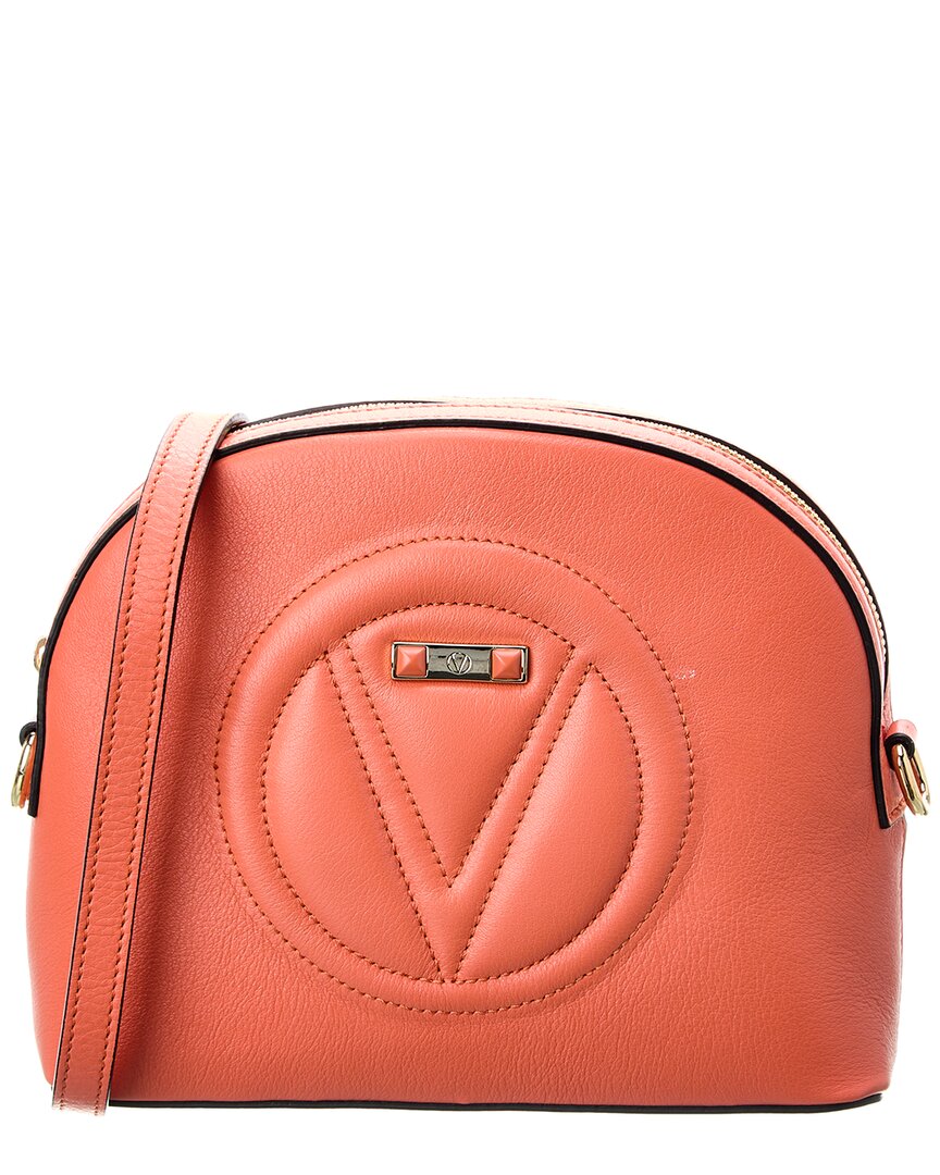 Valentino By Mario Valentino Diana Signature Leather Crossbody ONE SIZE Orange