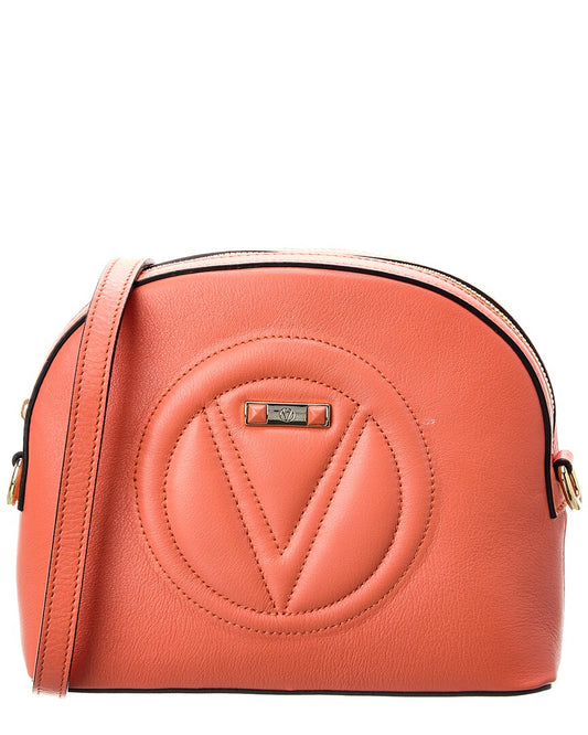 Valentino By Mario Valentino Diana Signature Leather Crossbody ONE SIZE Orange