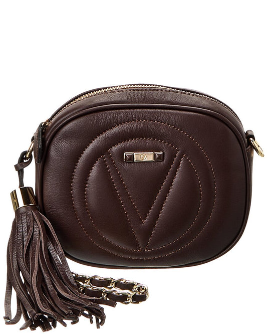 Valentino By Mario Valentino Nina Signature Leather Crossbody ONE SIZE Brown Multi