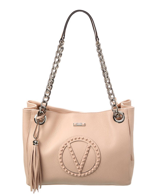 Valentino By Mario Valentino Luisa Rock Leather Shoulder Bag ONE SIZE Pink