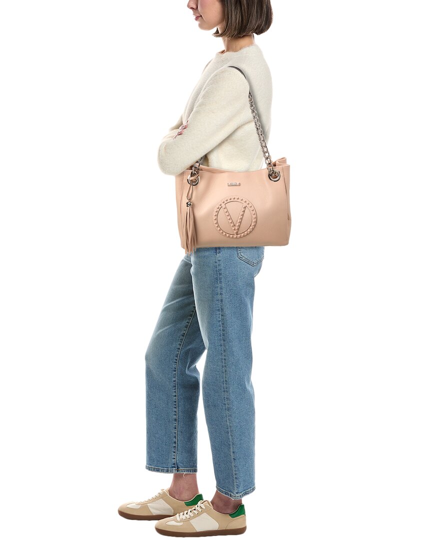 Valentino By Mario Valentino Luisa Rock Leather Shoulder Bag