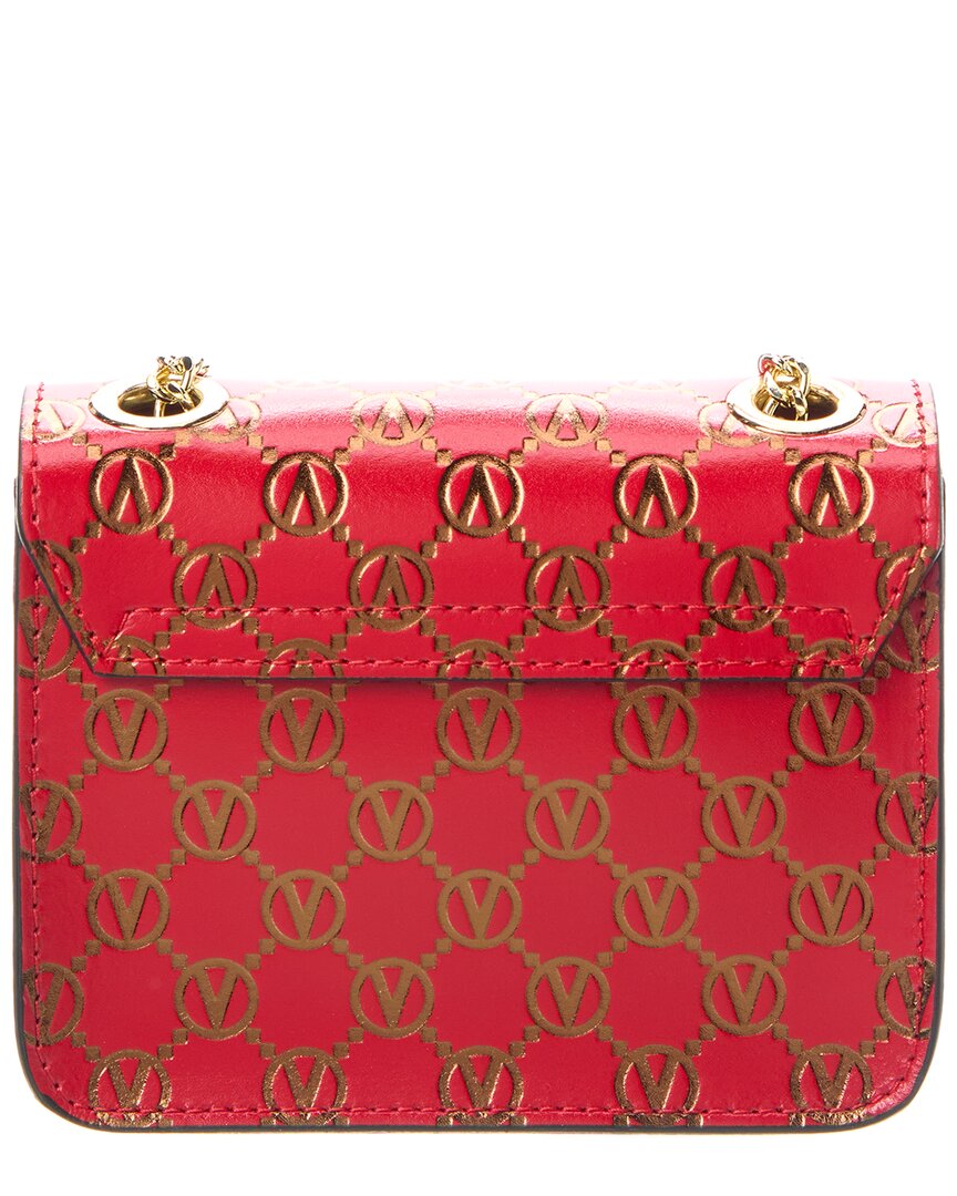 Valentino By Mario Valentino Bijou Monogram Leather Crossbody