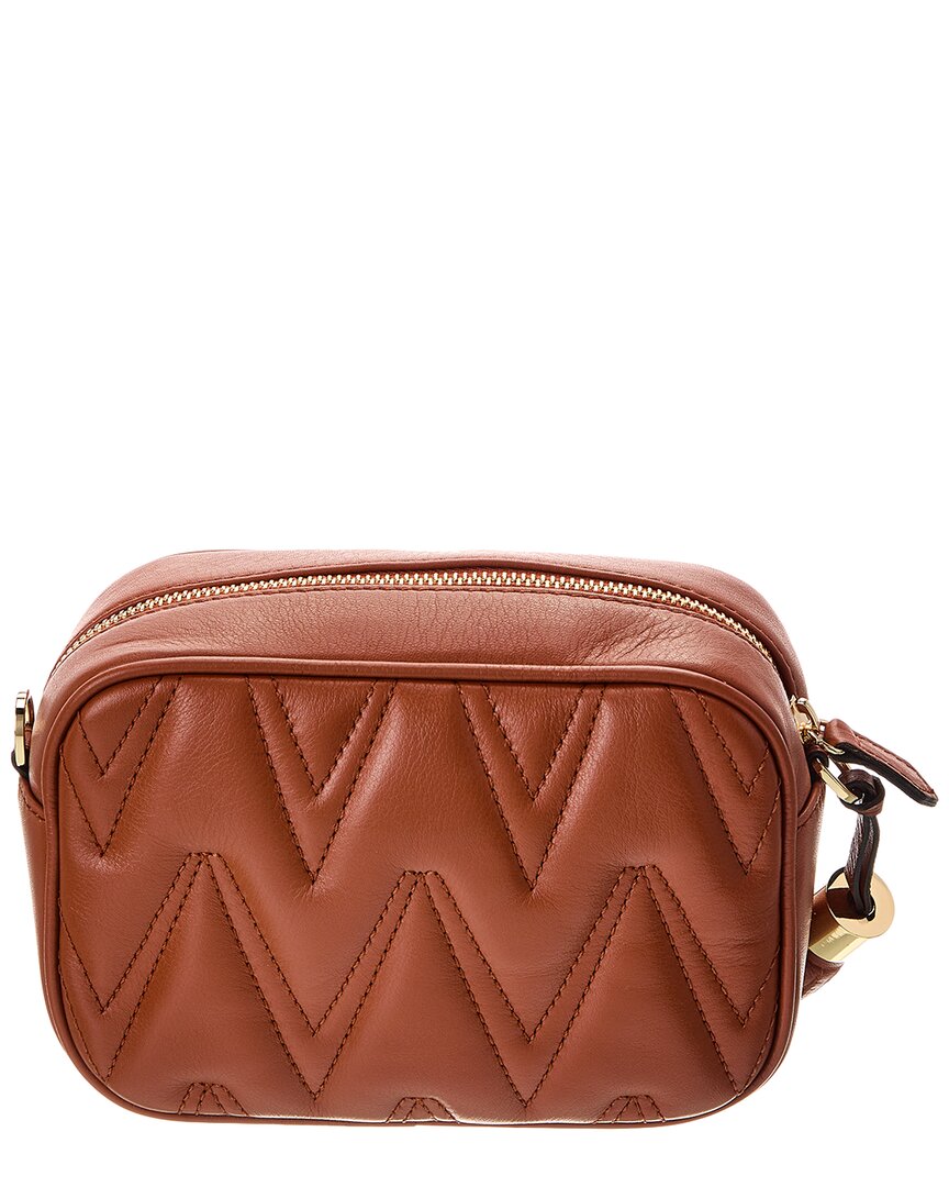 Valentino By Mario Valentino Amel Diamond Leather Crossbody