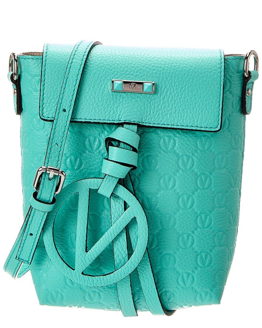 Valentino By Mario Valentino Salma Medallion Leather Crossbody ONE SIZE Green