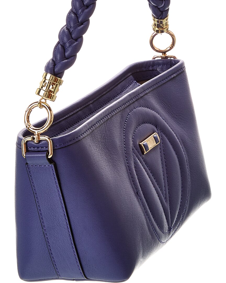 Valentino By Mario Valentino Grace Signature Leather Shoulder Bag