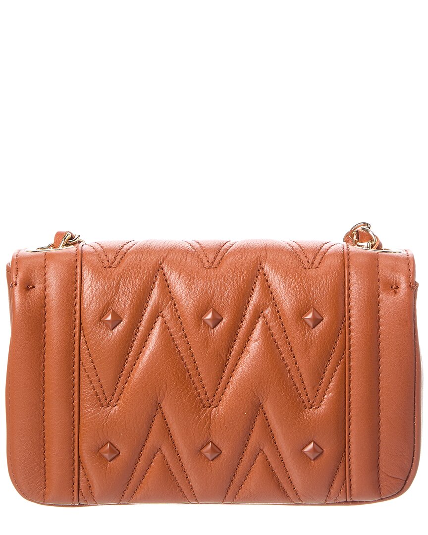 Valentino By Mario Valentino Beatriz Diamond Leather Shoulder Bag