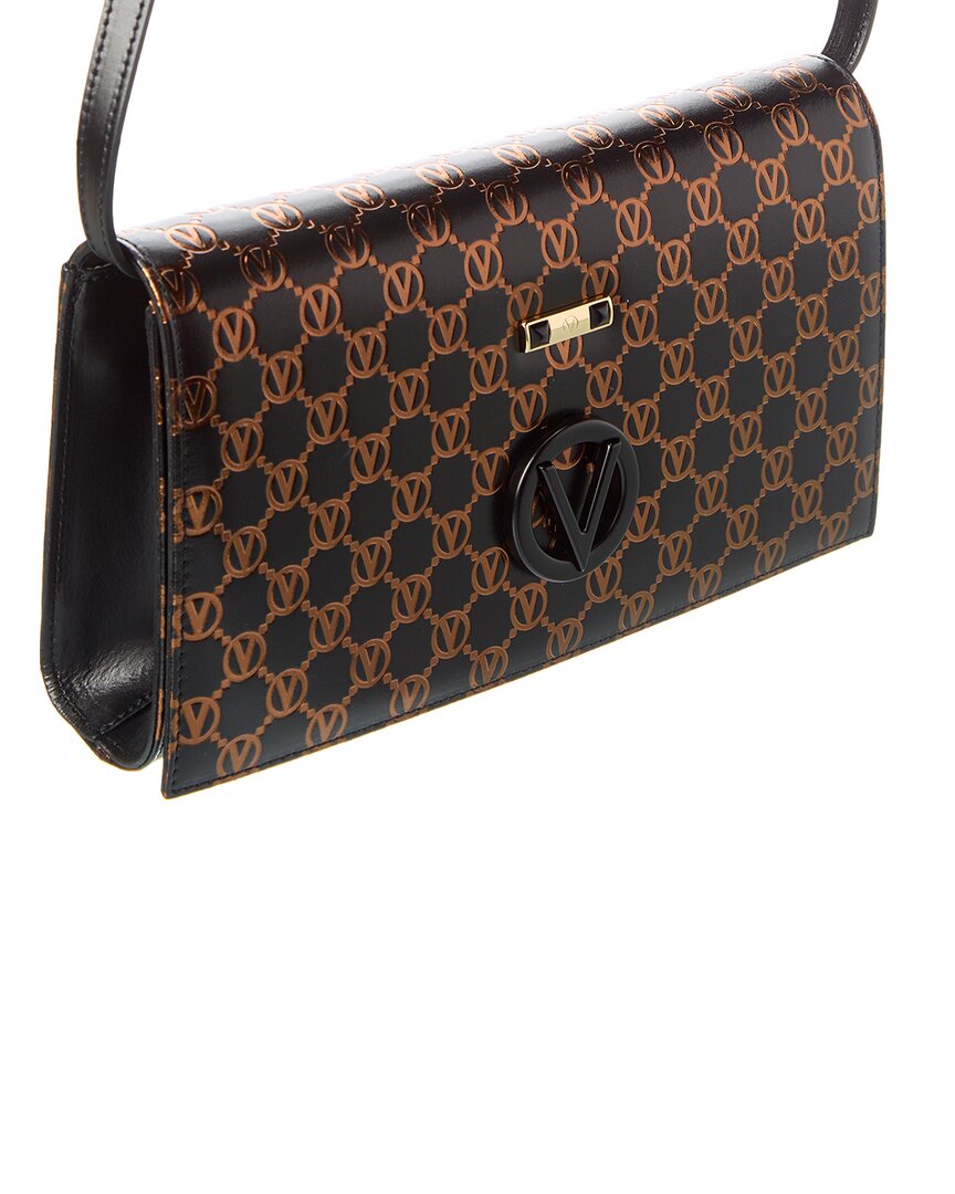 Valentino By Mario Valentino Lena Monogram Leather Shoulder Bag
