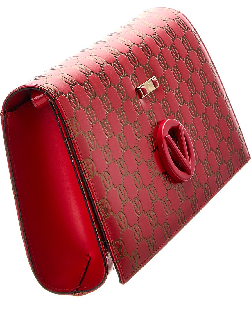 Valentino By Mario Valentino Lena Monogram Leather Shoulder Bag