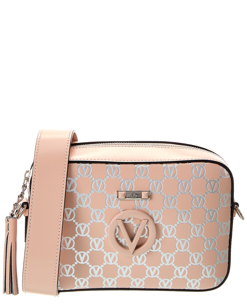 Valentino By Mario Valentino Babette Monogram Leather Crossbody ONE SIZE Pink