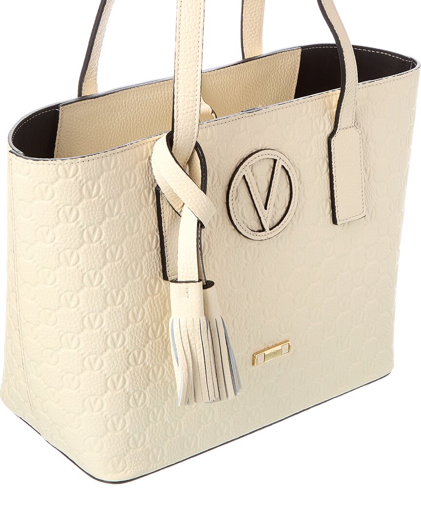 Valentino By Mario Valentino Prince Medallion Leather Tote