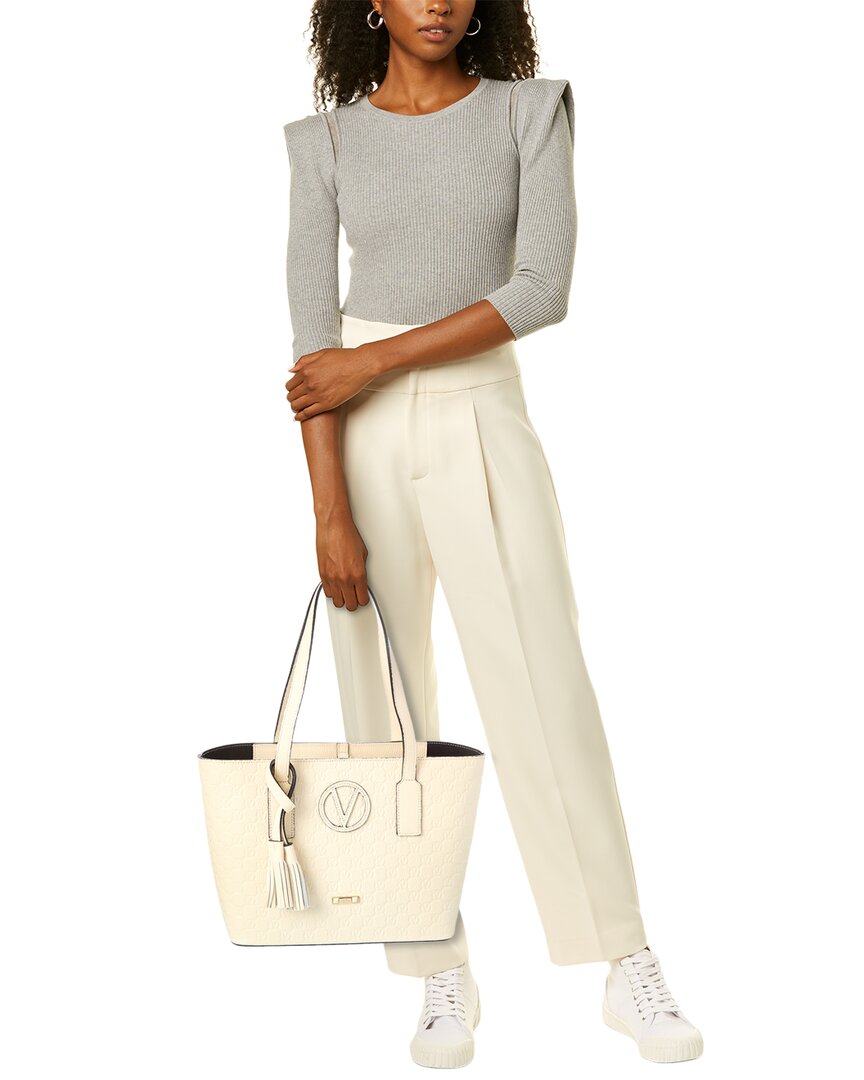 Valentino By Mario Valentino Prince Medallion Leather Tote