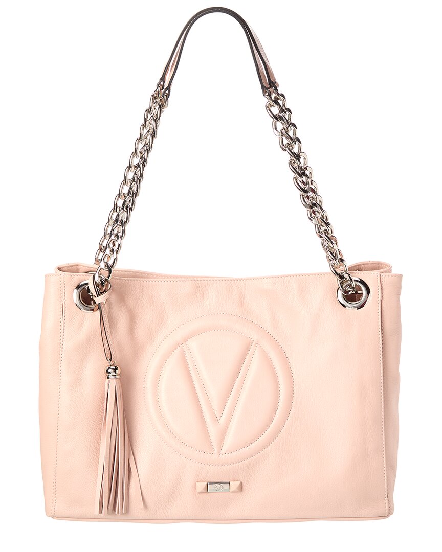Valentino By Mario Valentino Verra Signature Leather Shoulder Bag ONE SIZE Pink