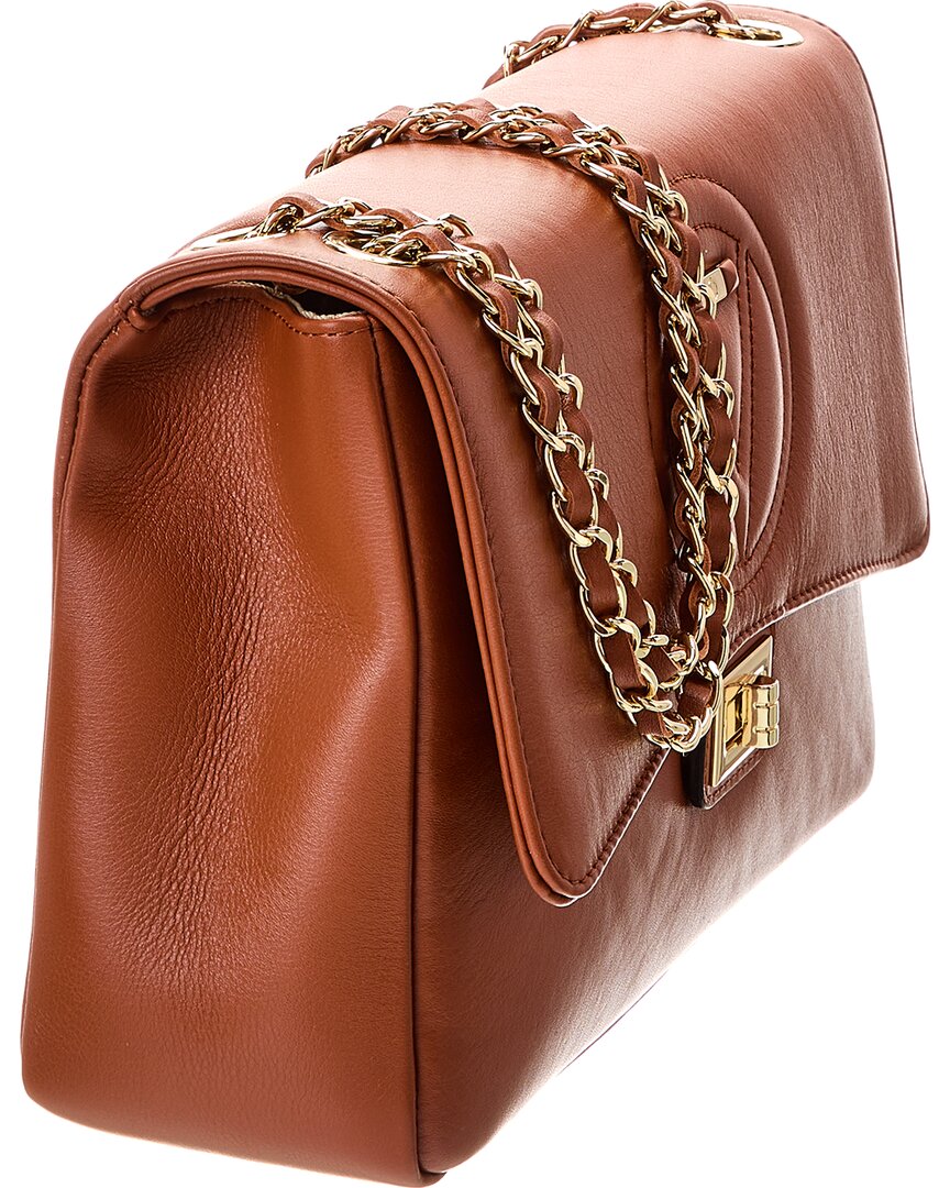 Valentino By Mario Valentino Posh Signature Leather Shoulder Bag