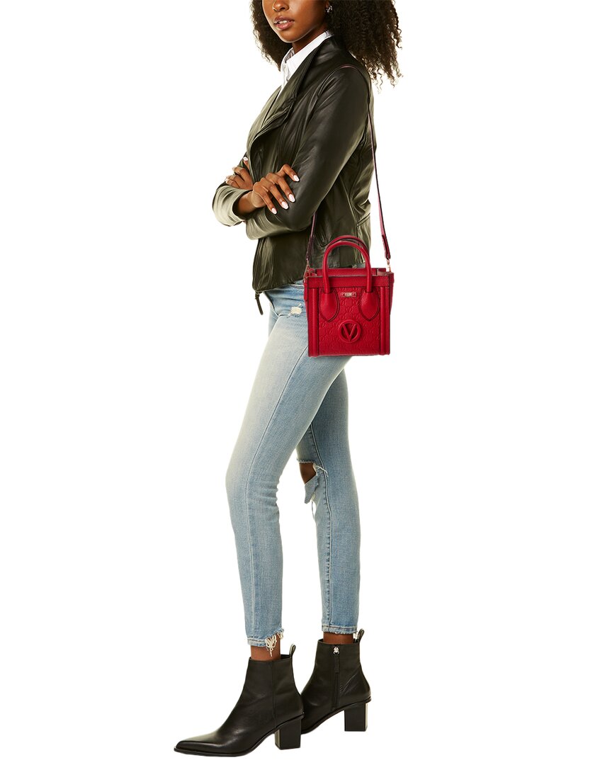 Valentino By Mario Valentino Eva Dollaro Monogram Leather Tote