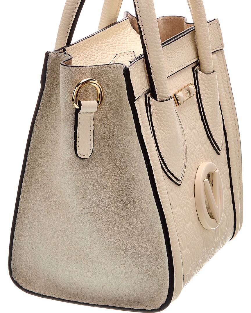 Valentino By Mario Valentino Eva Dollaro Monogram Leather Tote