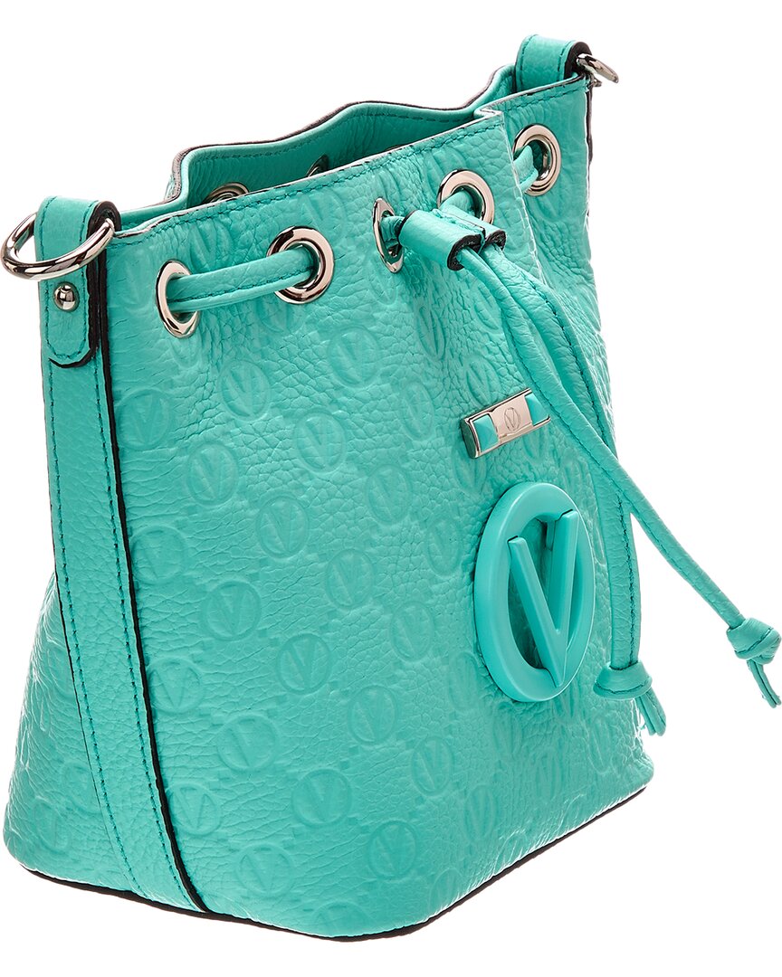 Valentino By Mario Valentino Jules Dollaro Monogram Leather Bucket Bag