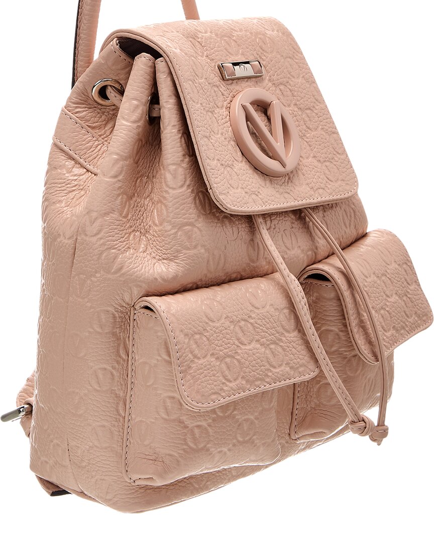 Valentino By Mario Valentino Abraham Dollaro Monogram Leather Backpack