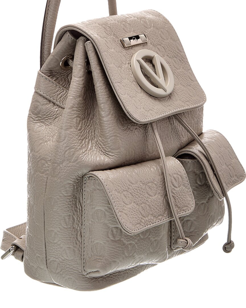 Valentino By Mario Valentino Abraham Dollaro Monogram Leather Backpack