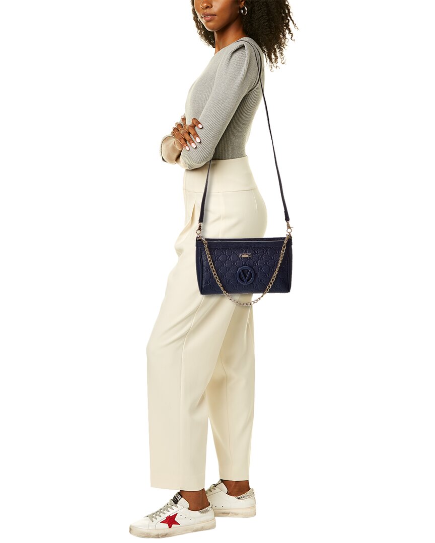 Valentino By Mario Valentino Celia Dollaro Monogram Leather Satchel