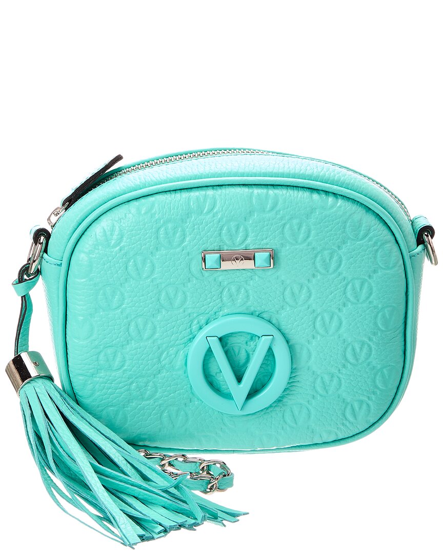 Valentino By Mario Valentino Nina Dollaro Monogram Leather Crossbody ONE SIZE Green