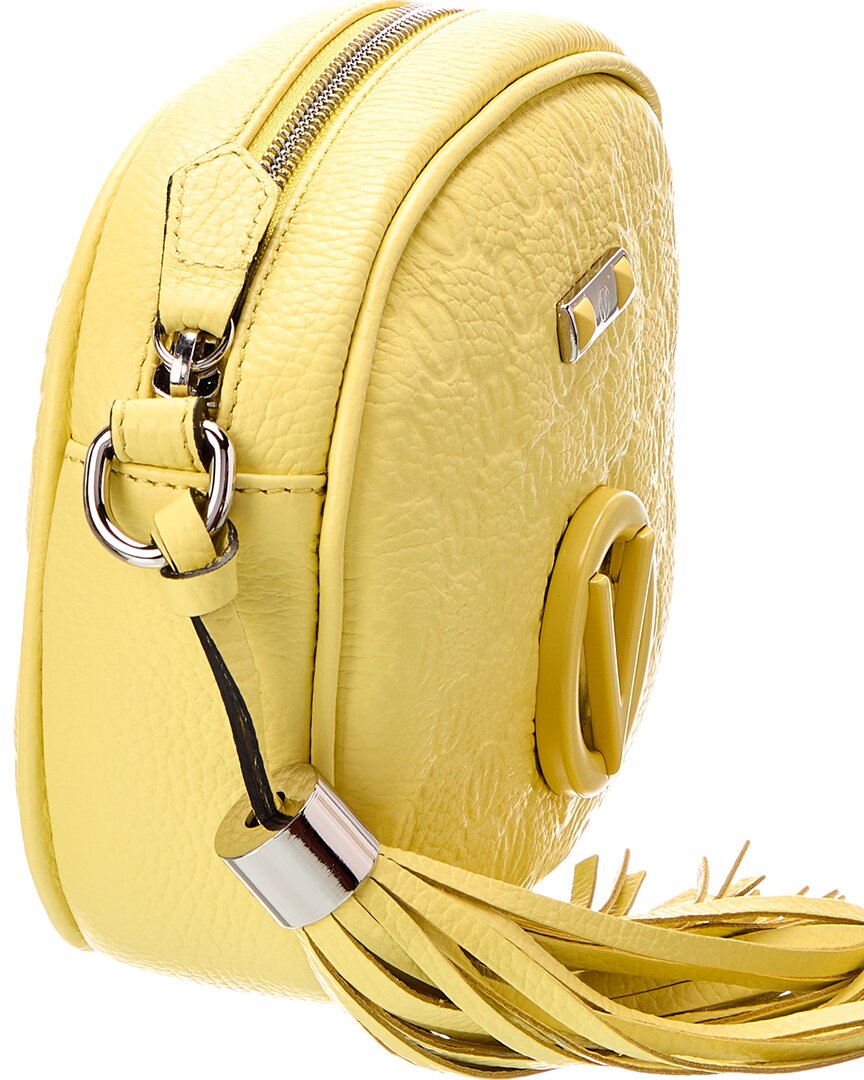 Valentino By Mario Valentino Nina Dollaro Monogram Leather Crossbody