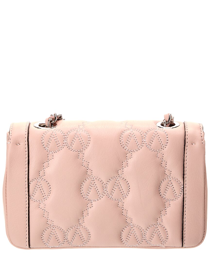 Valentino By Mario Valentino Lady Monogram Leather Shoulder Bag