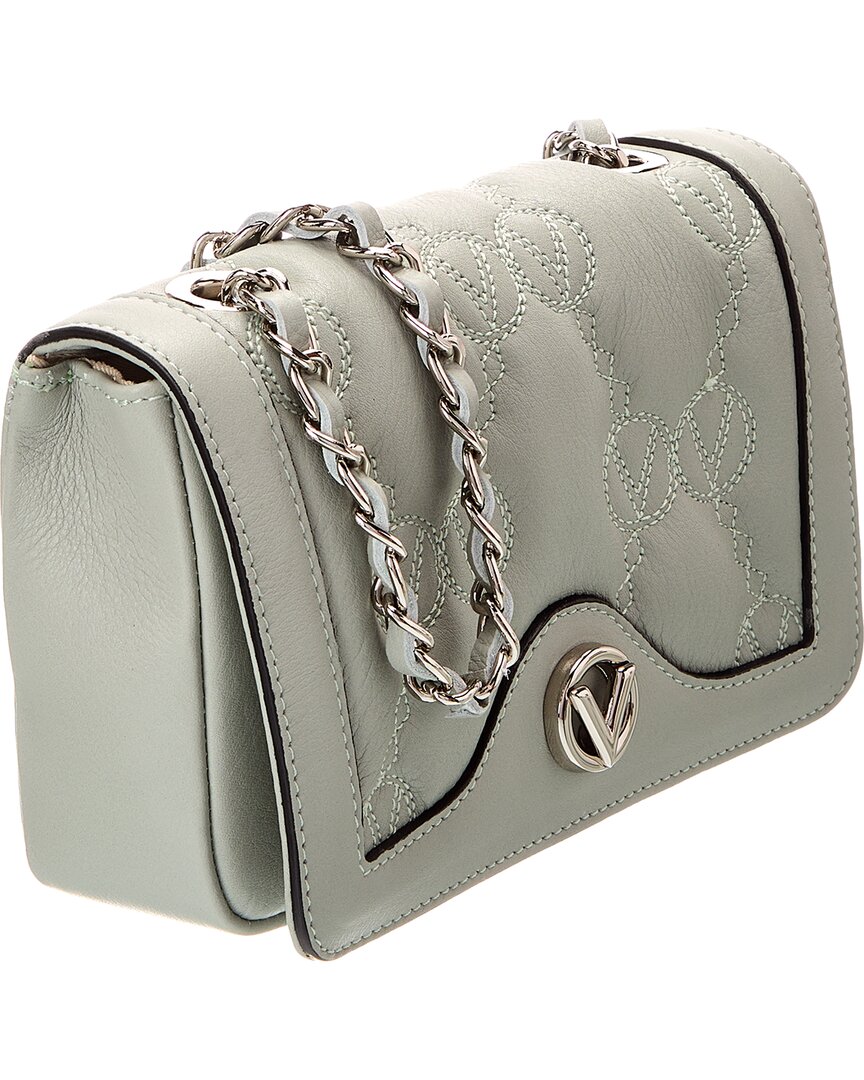 Valentino By Mario Valentino Lady Monogram Leather Shoulder Bag