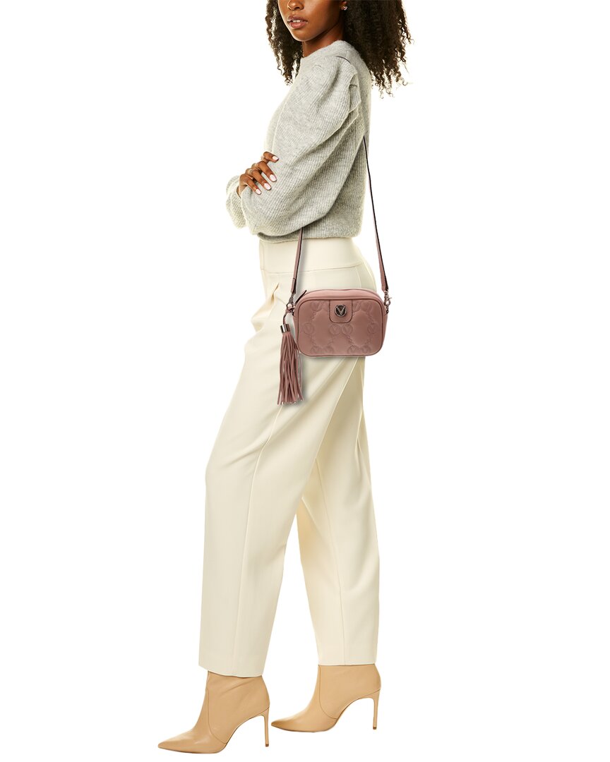 Valentino By Mario Valentino Amel Monogram Leather Crossbody