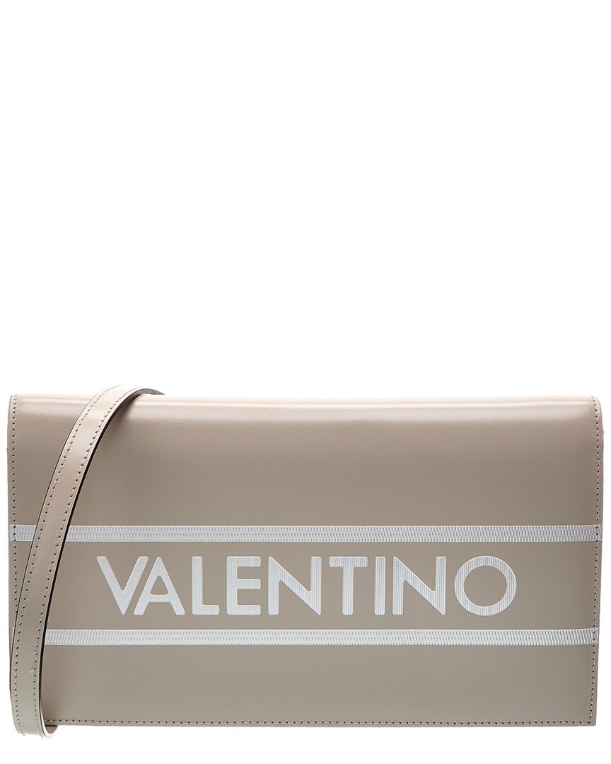 Valentino By Mario Valentino Lena Lavoro Leather Shoulder Bag ONE SIZE Grey Multi