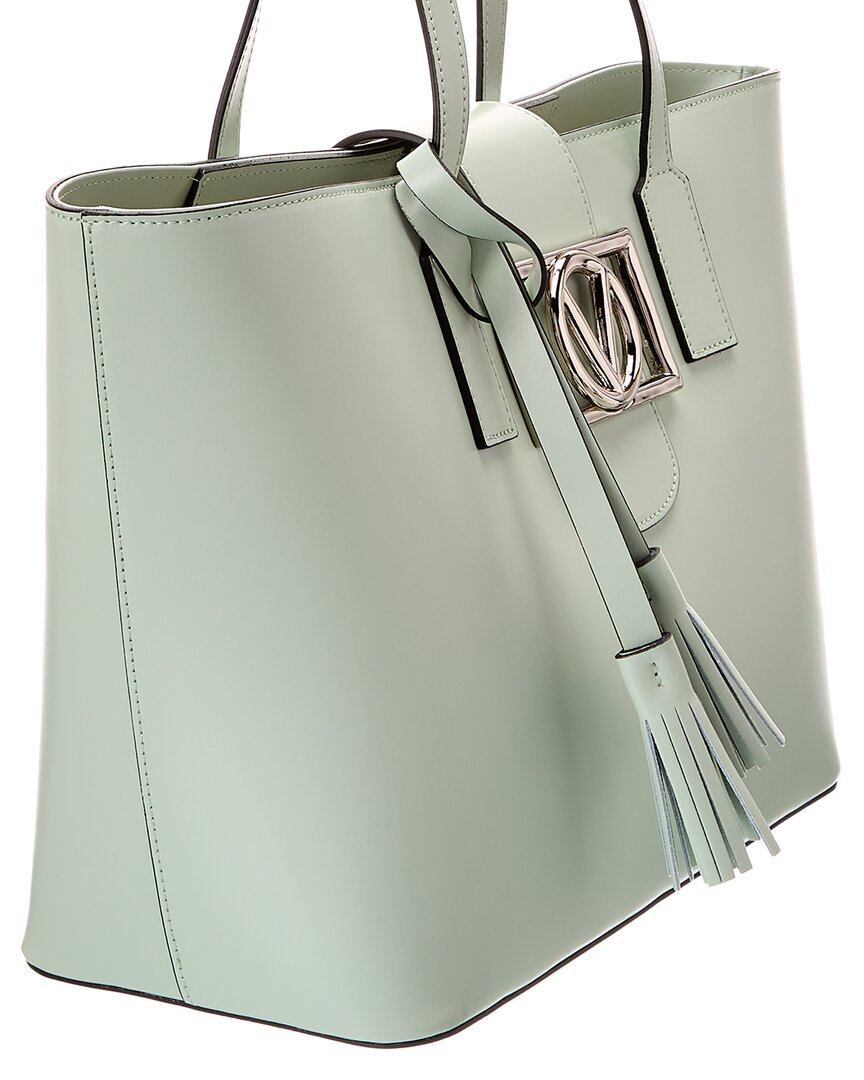 Valentino By Mario Valentino Marion Super V Leather Tote