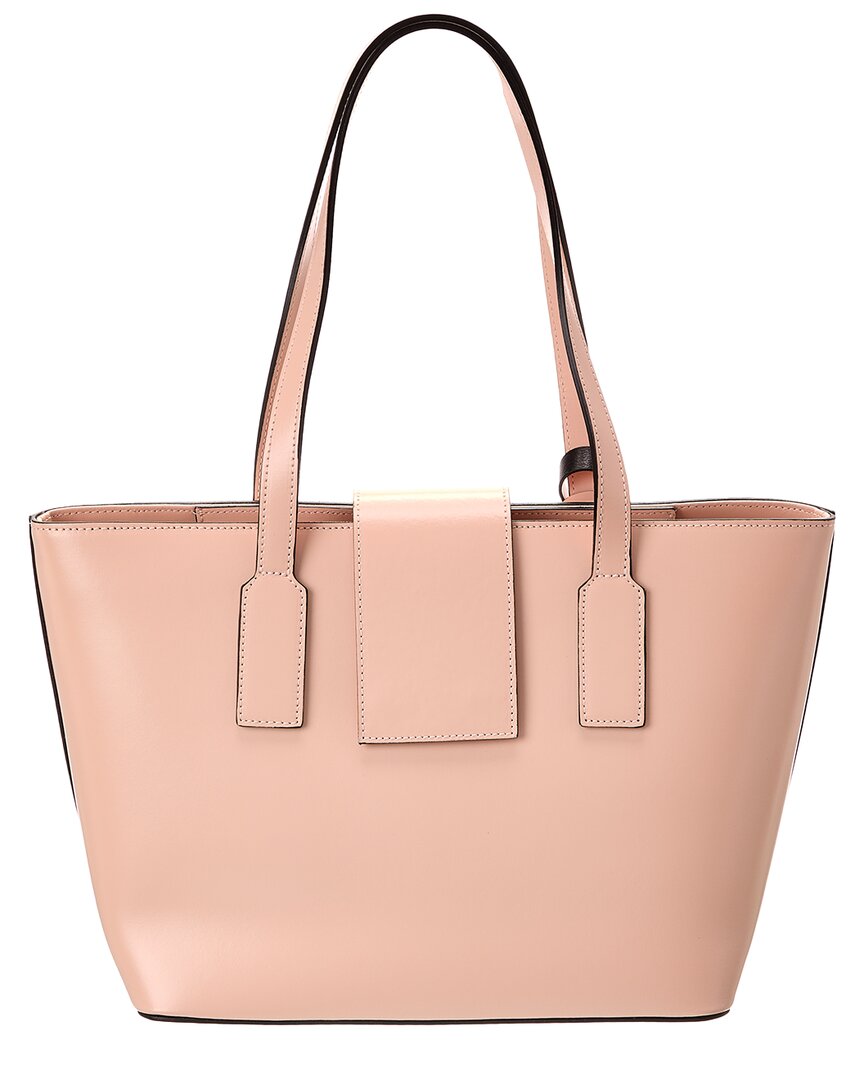 Valentino By Mario Valentino Delphine Super V Leather Tote