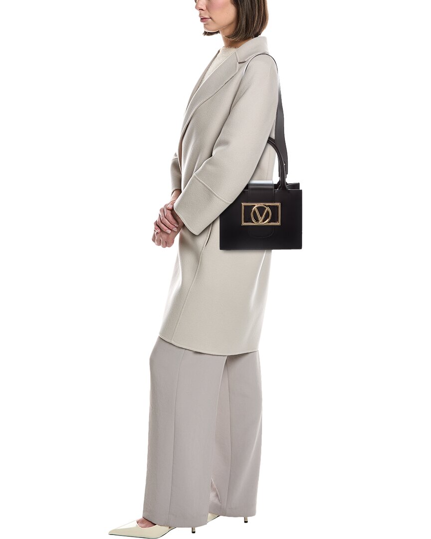 Valentino By Mario Valentino Aimee Super V Leather Tote