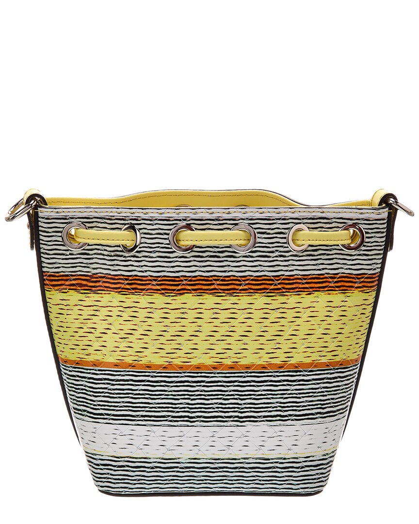 Valentino By Mario Valentino Jules Tresse Leather Bucket Bag