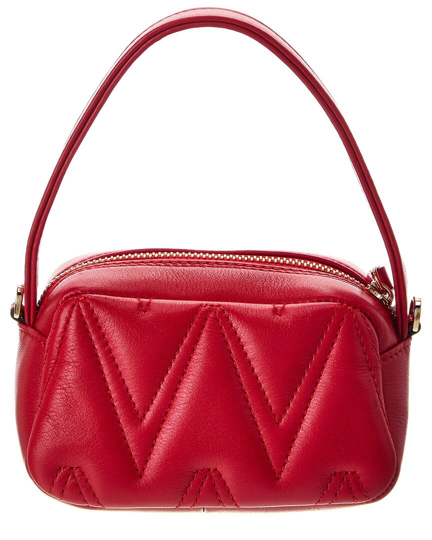Valentino By Mario Valentino Tinette Diamond Leather Shoulder Bag