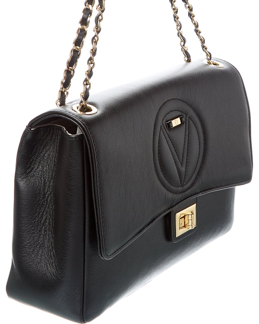 Valentino By Mario Valentino Posh Signature Leather Shoulder Bag