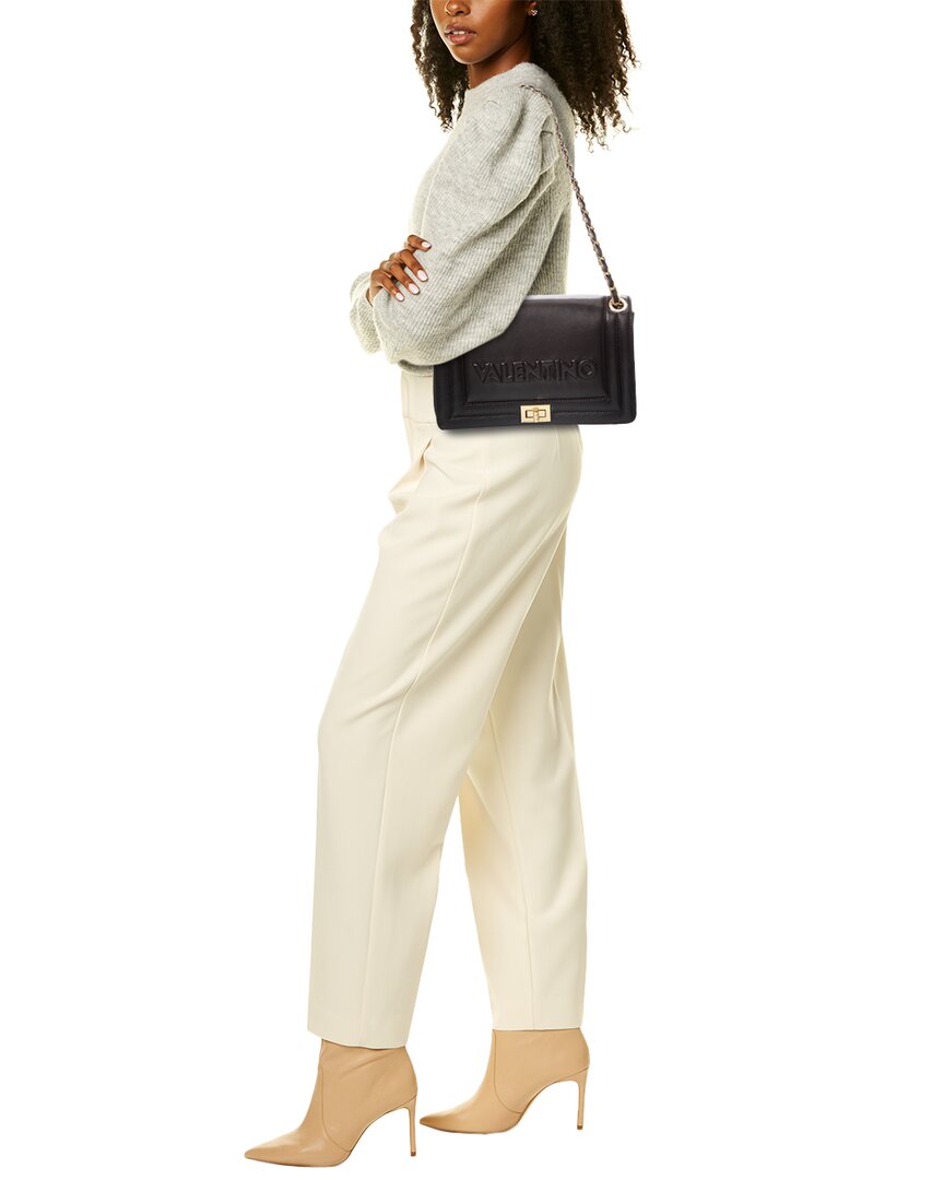 Valentino By Mario Valentino Alice Embossed Leather Shoulder Bag