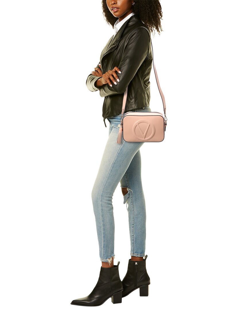 Valentino By Mario Valentino Babette Broderie Leather Crossbody