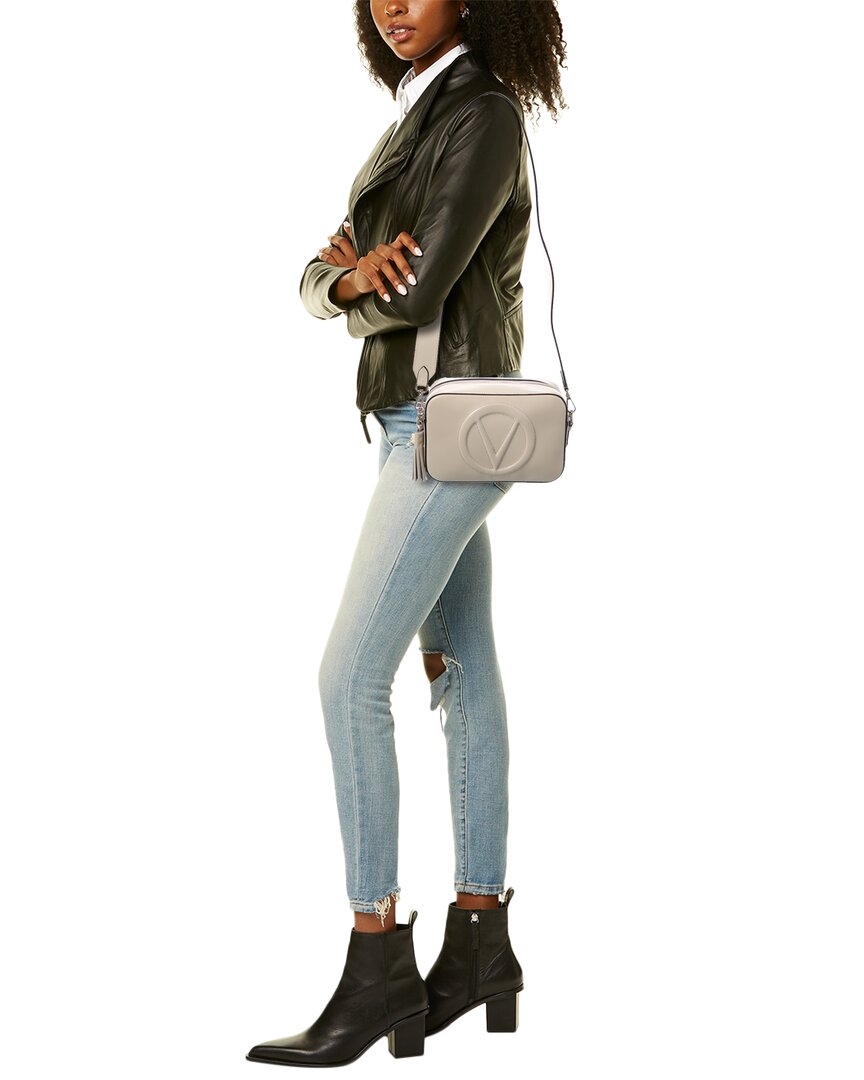 Valentino By Mario Valentino Babette Broderie Leather Crossbody