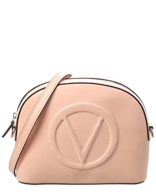 Valentino By Mario Valentino Diana Broderie Leather Crossbody ONE SIZE Pink