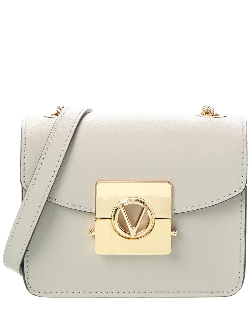 Valentino By Mario Valentino Bijou Bonbonniere Leather Crossbody ONE SIZE Grey Multi