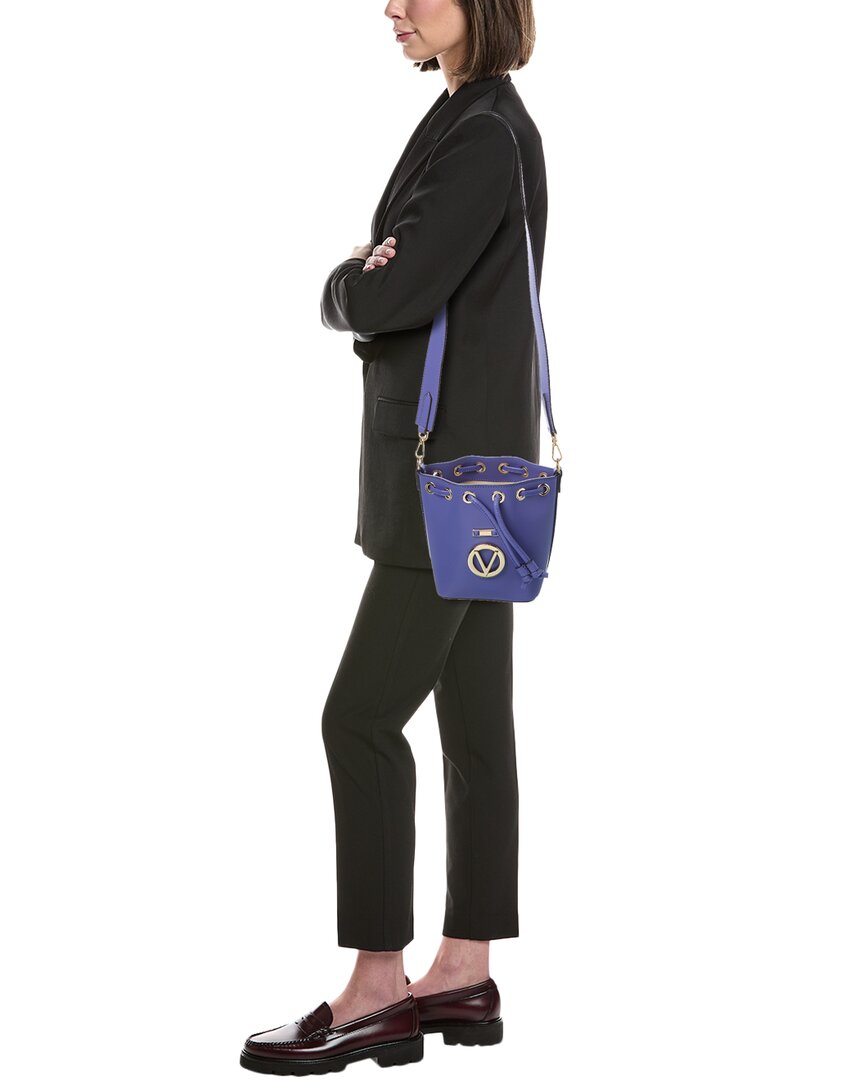 Valentino By Mario Valentino Jules Bonbonniere Leather Bucket Bag